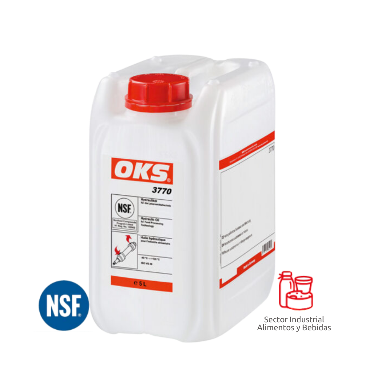 Aceite sintético multiuso ISO VG 46 | OKS® 3770 Tran