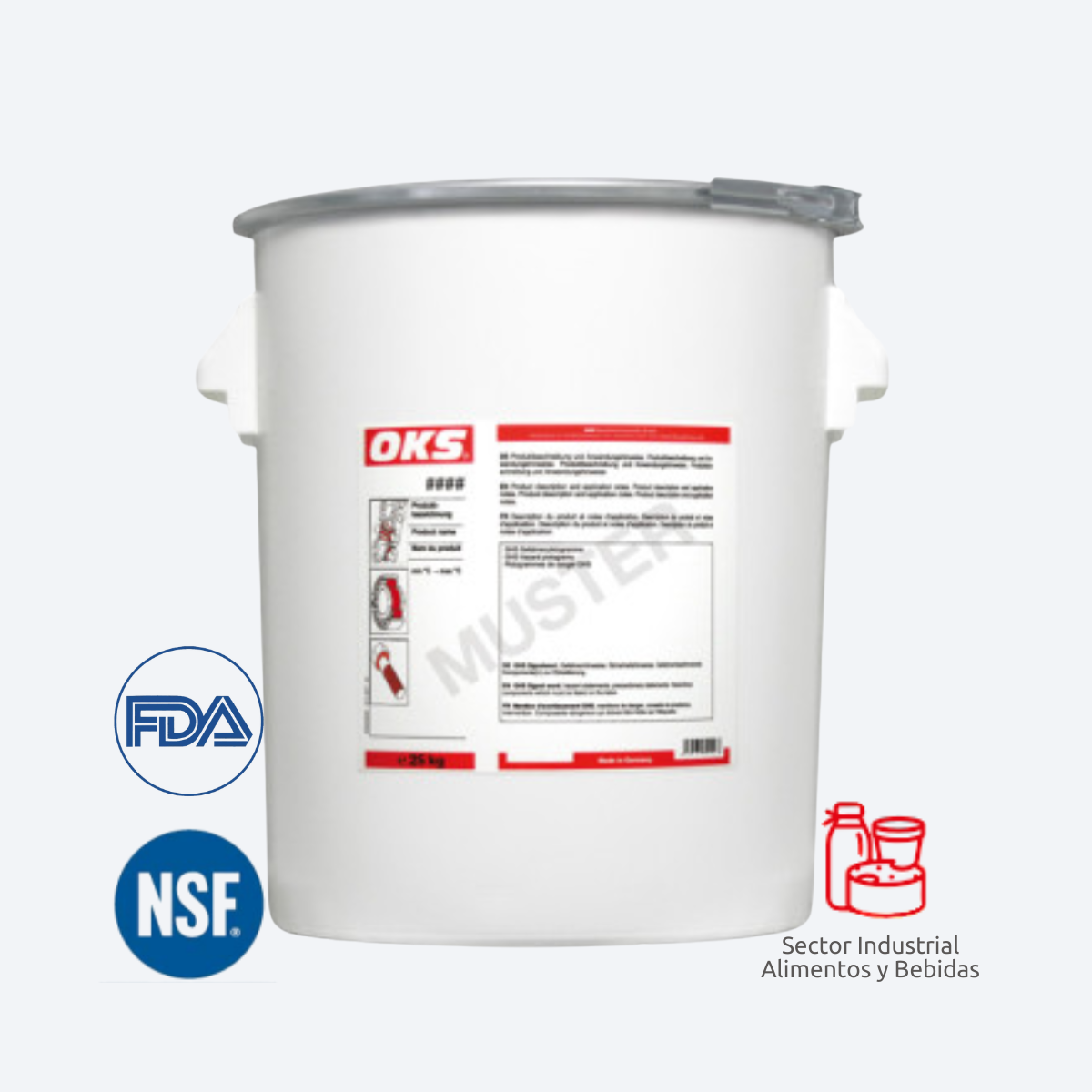GRASAS Bidon de 25kg - OKS 480