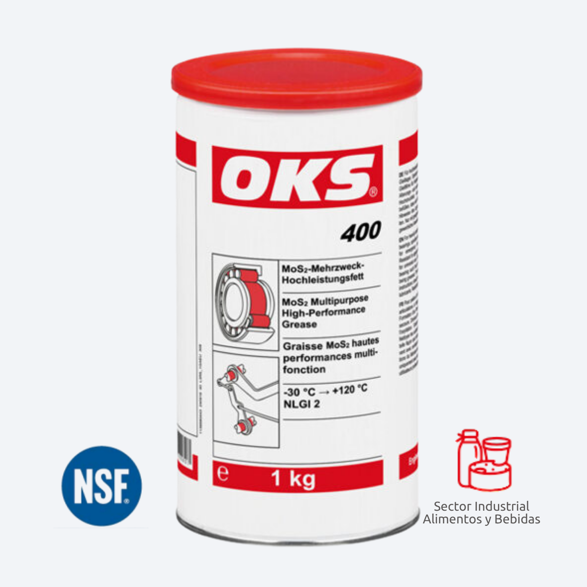 Grasa multiuso de altas prestaciones MoS2 | OKS® 400