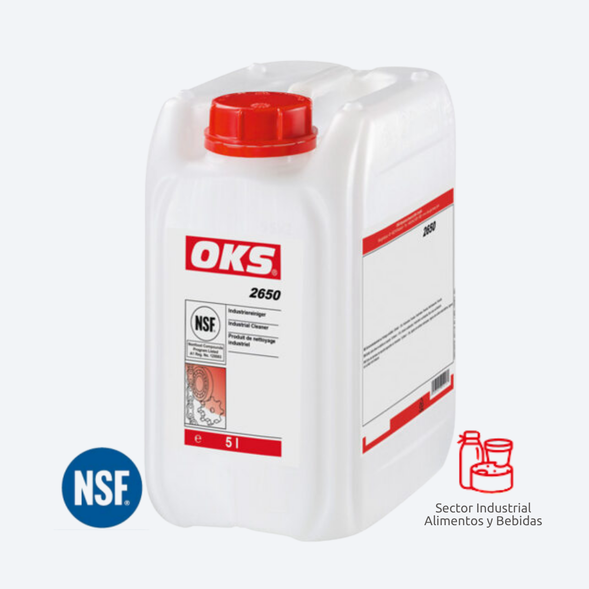 Limpiador Industrial multiuso - Certificado NSF H1 Food Grade | OKS® 2650