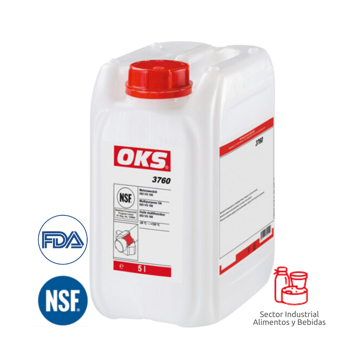 Aceite sintético multiuso tipo&nbsp;ISO VG 100 | OKS® 3760