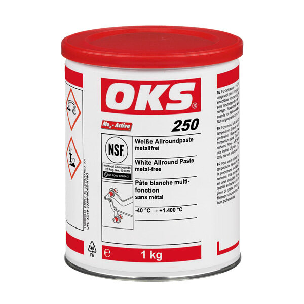 Pasta de montaje blanca antiseize libre de metales | OKS® 250