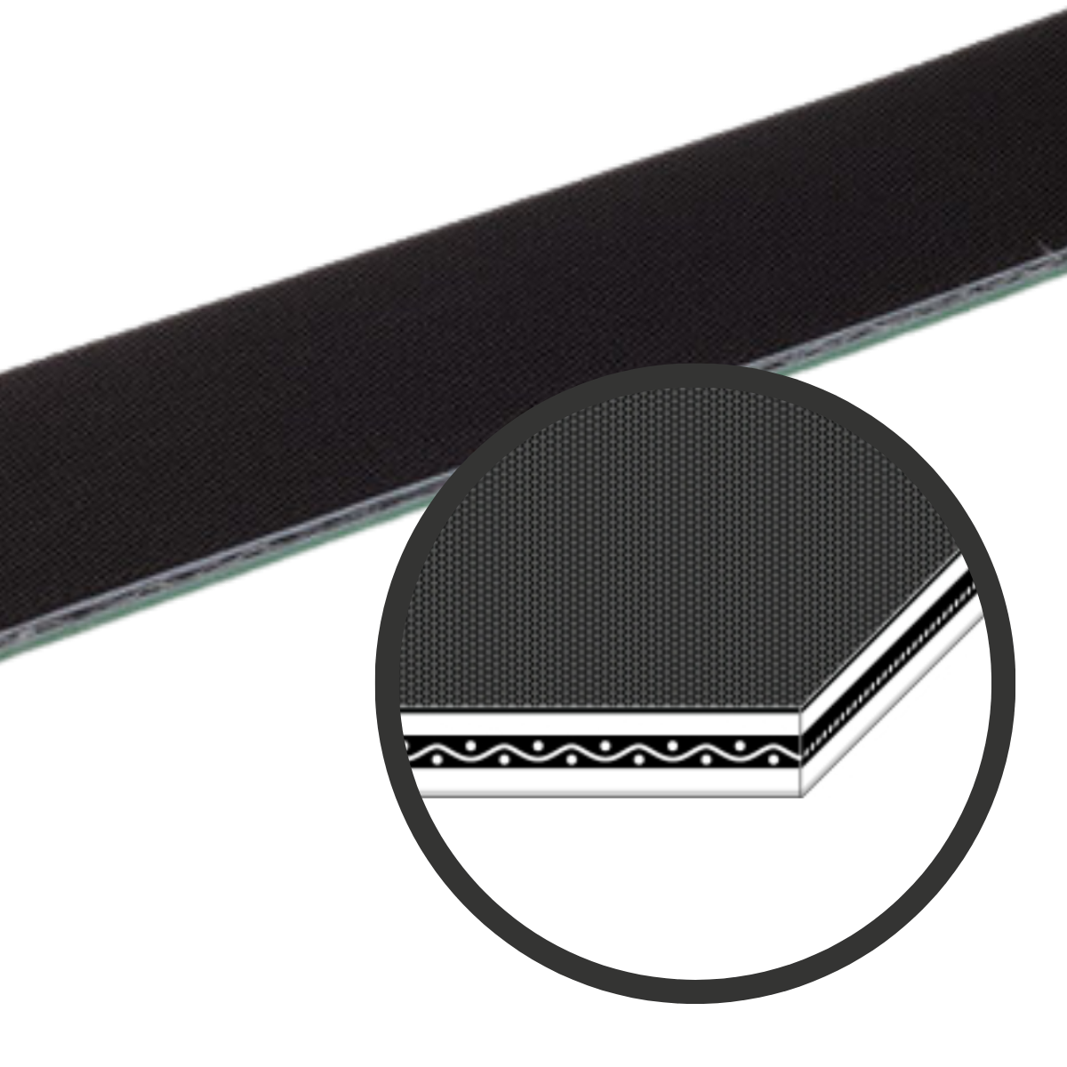 Correas de transmisión de potencia de poliéster TC-35/35ER Habasit